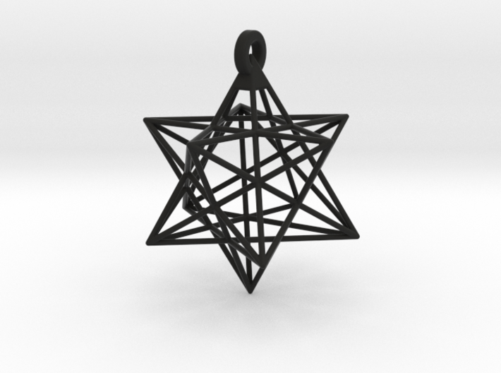 Small Stellated Dodecahedron Pendant 3d printed