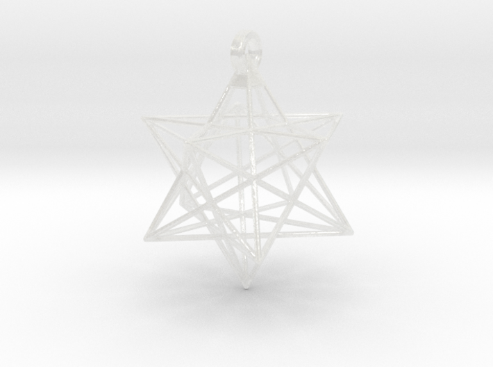 Small Stellated Dodecahedron Pendant 3d printed