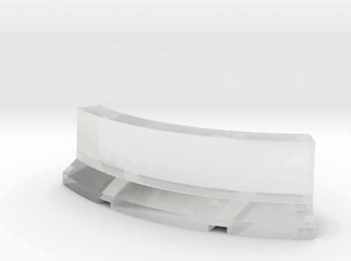 Jersey Barrier Curved 1/43 3d printed