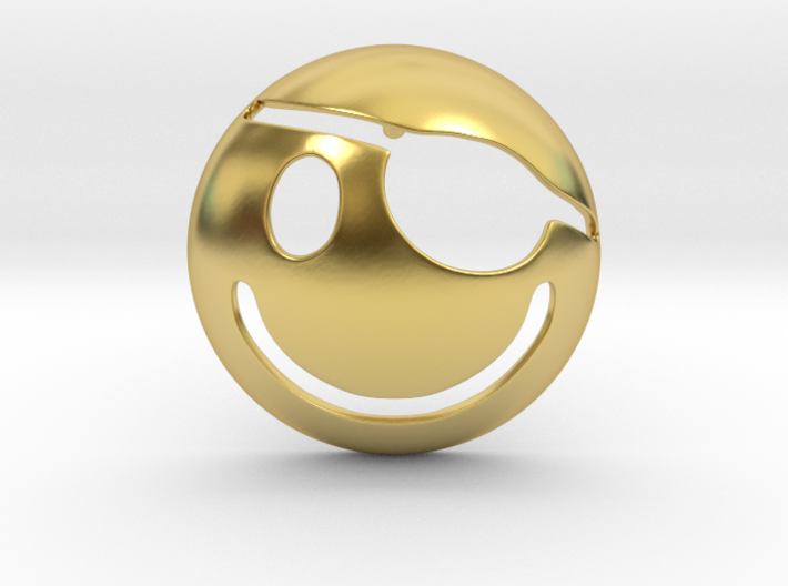 Hack the Planet Smile Pendant ⛧ VIL ⛧ 3d printed