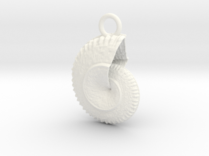 Shell Pendant 3d printed
