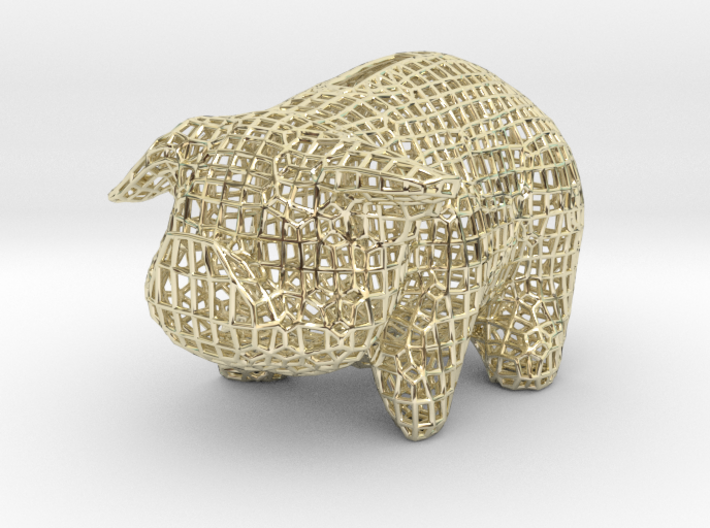 Wire Piggy Bank 3d printed