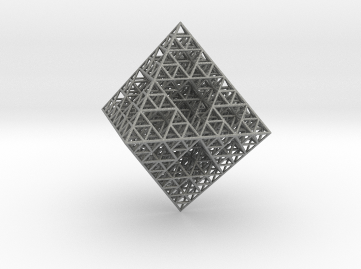 Wire Sierpinski Octahedron 3d printed