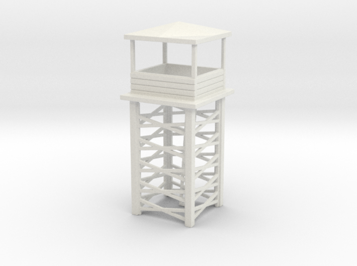 Wooden Watch Tower 1/64 3d printed