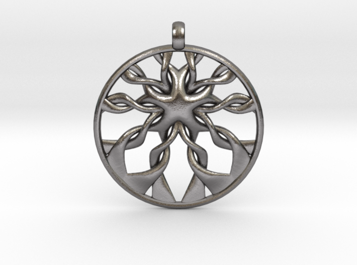 Roots Pendant 3d printed