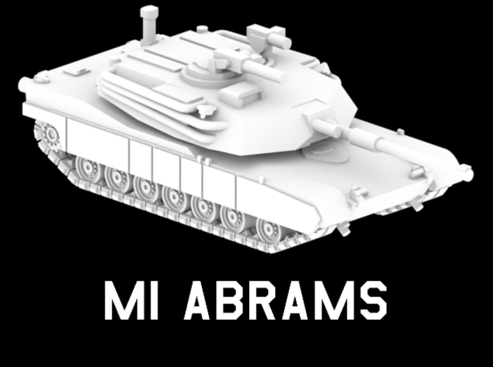 M1 Abrams 3d printed