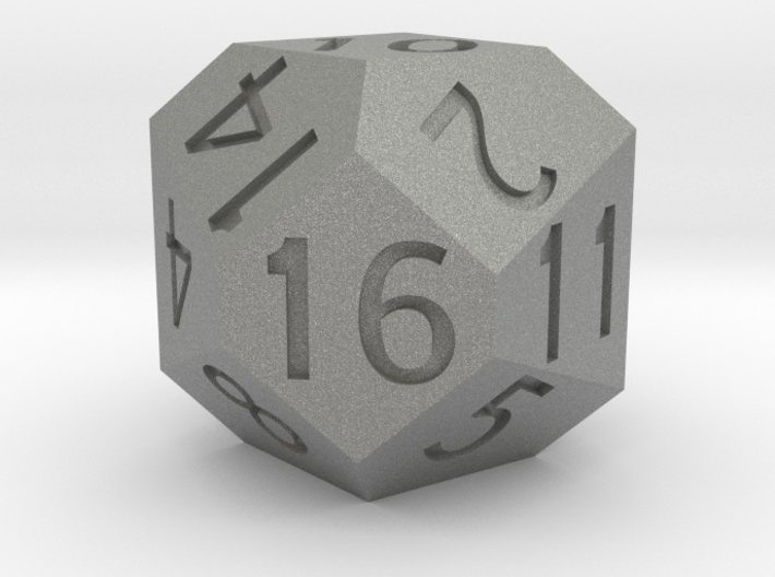 Polyhedral d16 (A) 3d printed