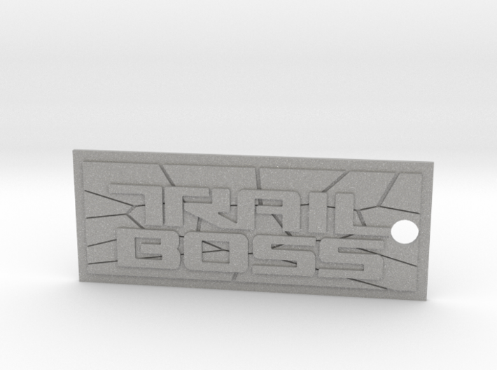 Trail Boss cracked dirt Keychain 3d printed