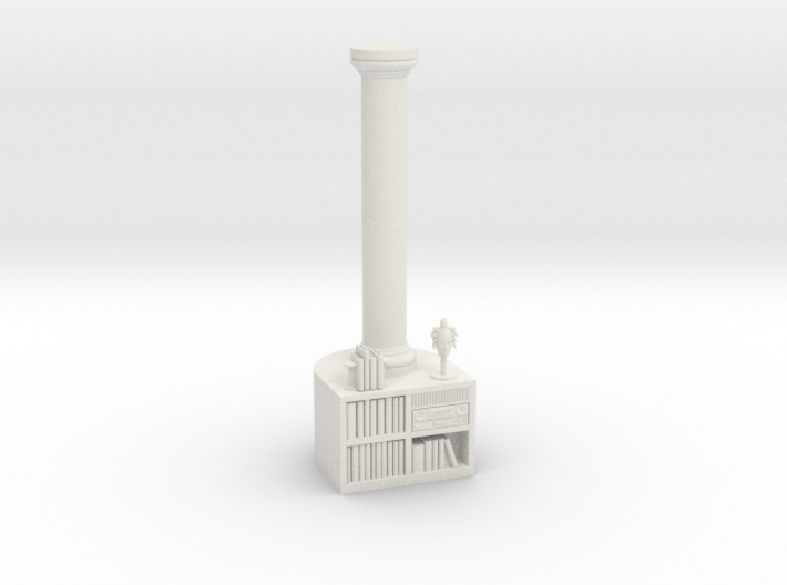 Frasier TV Show Pillar And Bookcase 1:24 Scale 3d printed