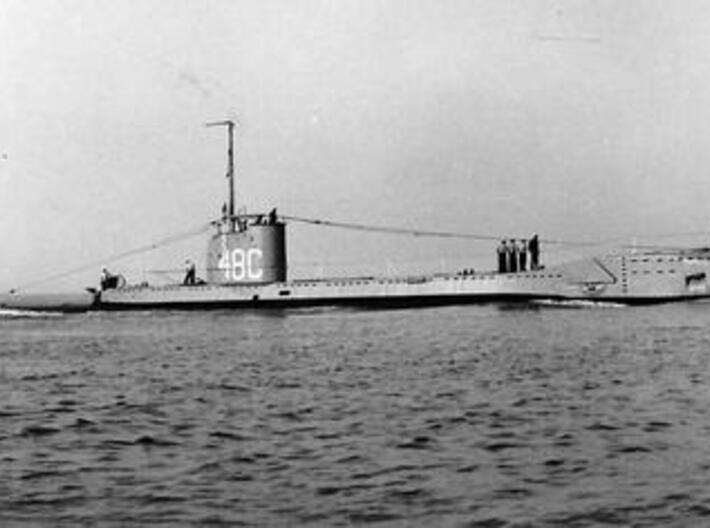 Nameplate HMS Undine 3d printed U-class submarine HMS Undine.