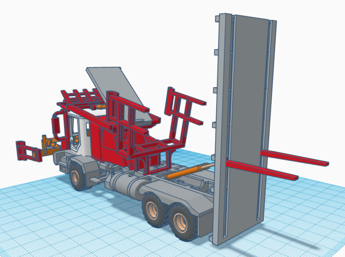 1/87th Stinger Stacker 8500 main body file 1 of 2 3d printed 