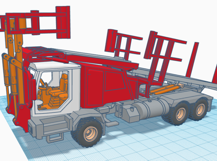 1/87th Stinger Stacker 8500 main body file 1 of 2 3d printed 