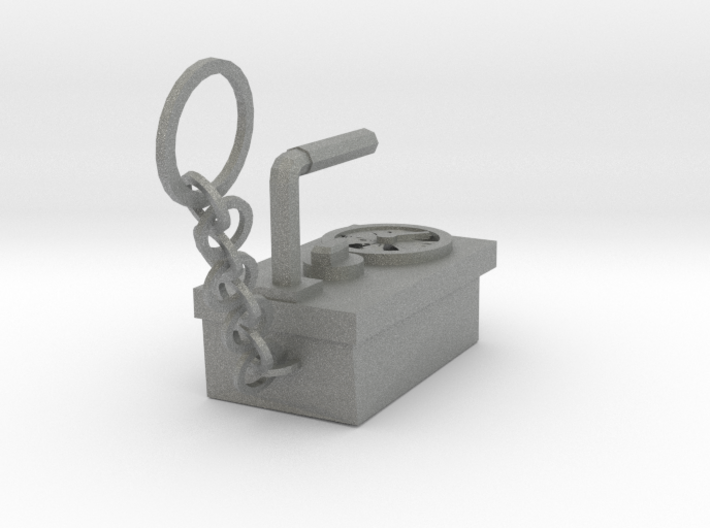 Geiger Counter Key-chain 3d printed