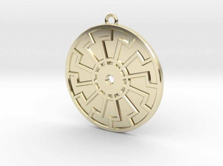 Sonnenrad - Black Sun - Sun Wheel Medallion 3d printed