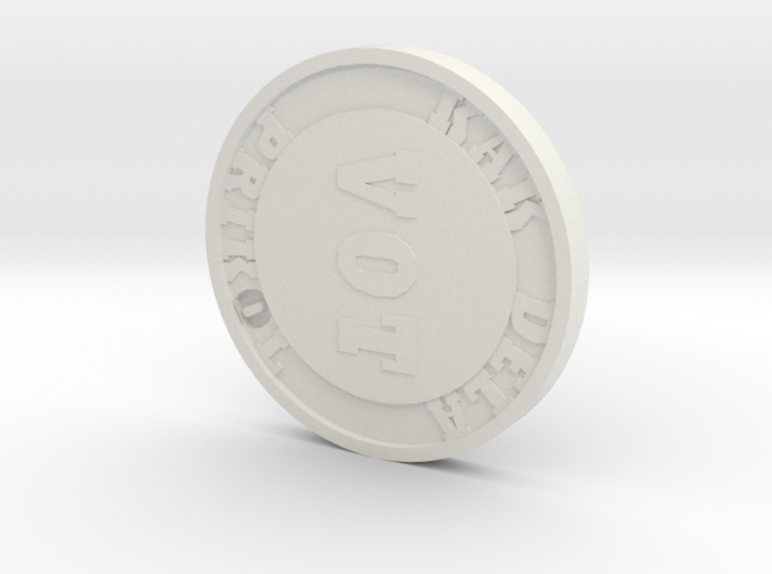 Poker chip 3d printed