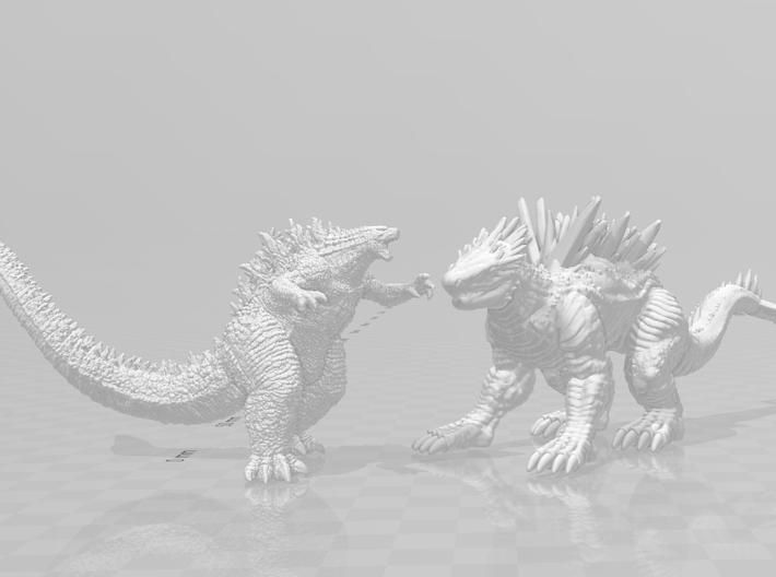 Godzilla Evolved 2024 kaiju monster 54mm miniature 3d printed 