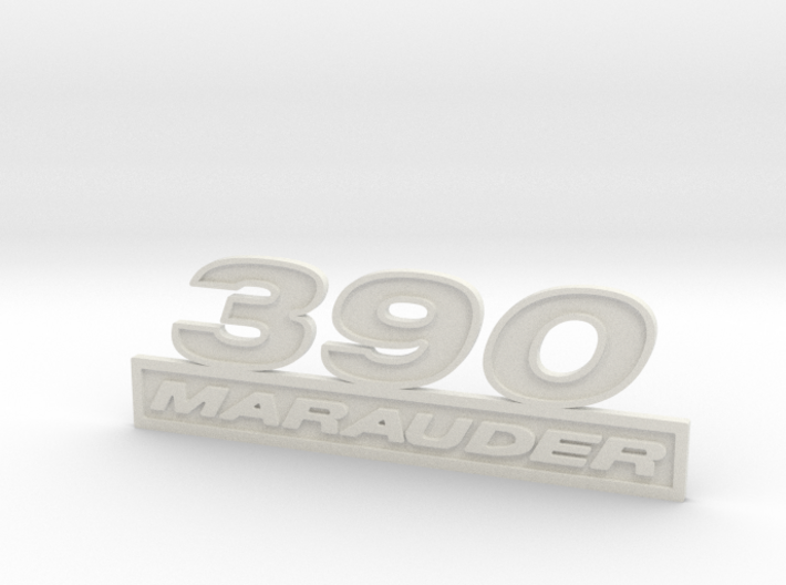 390-MARAUDER Fender Emblem 3d printed