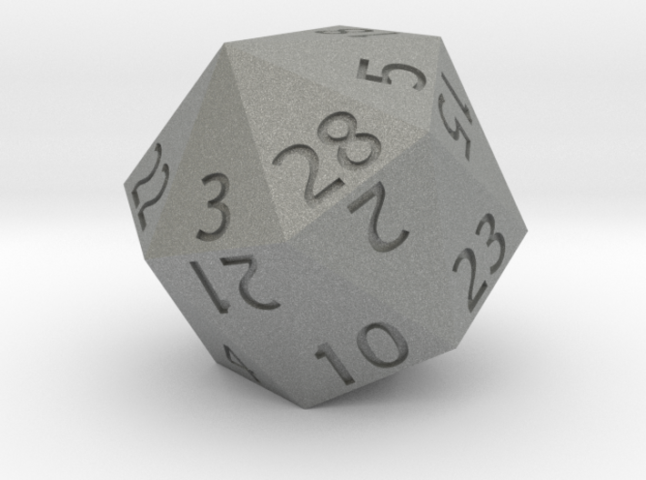 Sevenfold Polyhedral d28 (Regular Edition) 3d printed