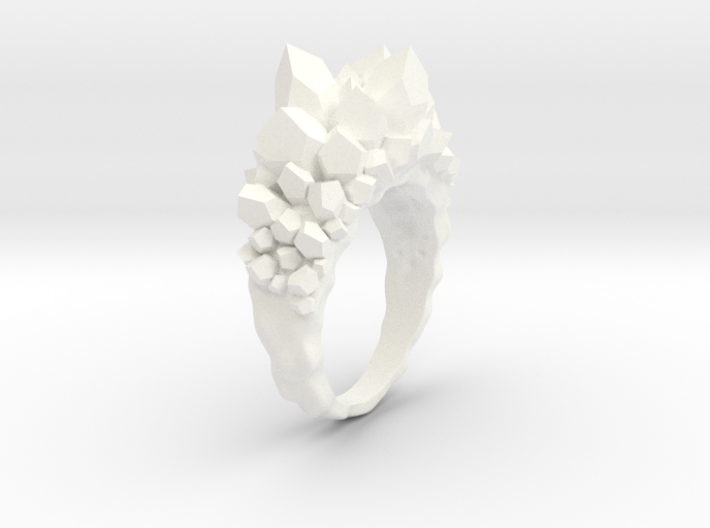 Crystal Ring Size 8 3d printed