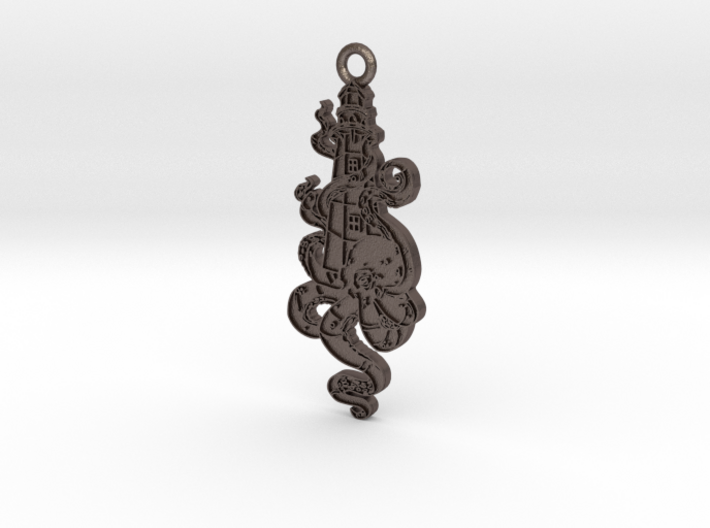 Lighthouse Octopus keychain 69mm x 28mm x 3mm 3d printed