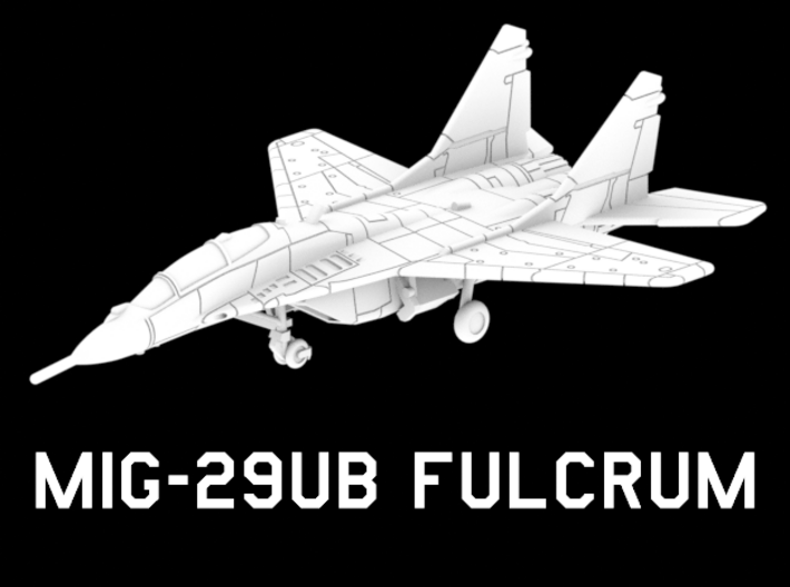 MiG-29UB Fulcrum (Clean) 3d printed