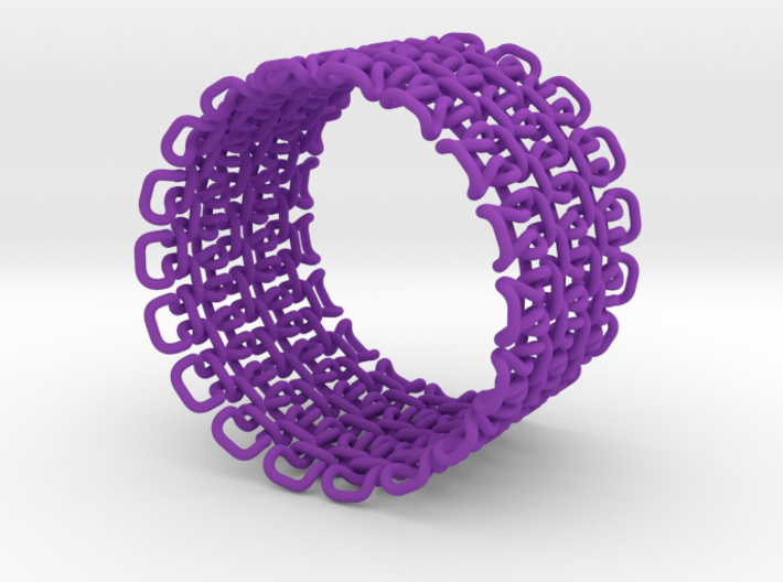 Stitch Bracelet - Large 3d printed