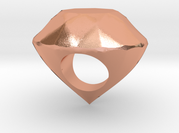 The Diamond Ring 3d printed