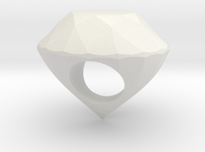The Diamond Ring 3d printed