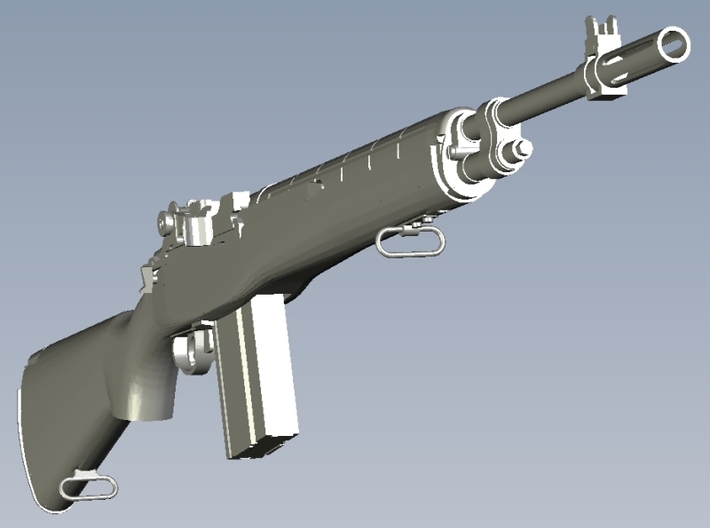 1/35 scale Springfield Armory M-14 rifle x 1 3d printed 