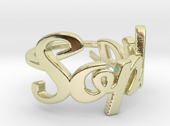 Sophia Ring 3d printed