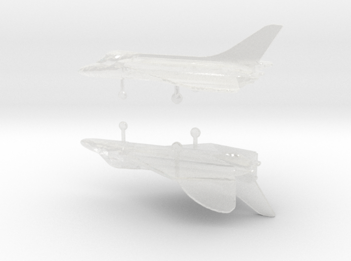 1/350 Scale F-6A Skyray 3d printed