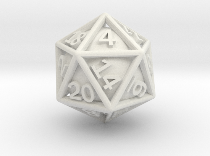 Ball In Cage D20 3d printed