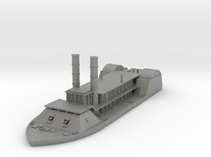 1/600 USS Indianola 3d printed