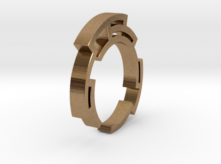 Way out ring - Size 6.75 3d printed