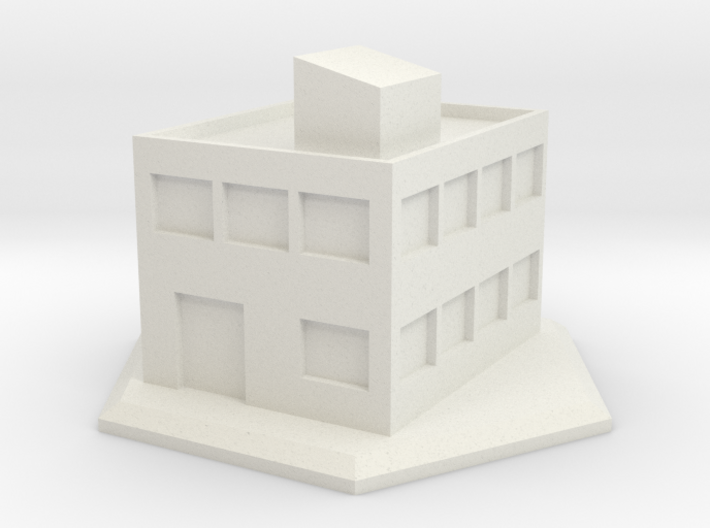 6mm - Small office building 3d printed