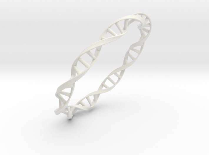 DNA Moebius bracelet (large) 3d printed