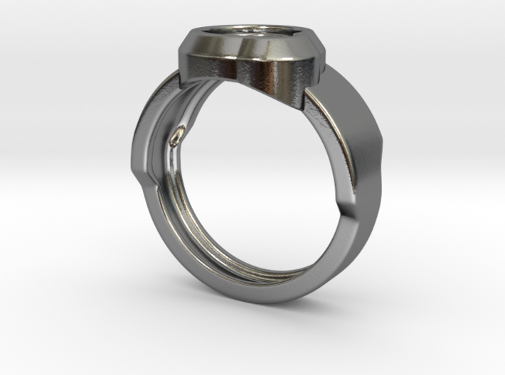 Circle Ring 3d printed 