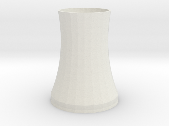 Cooling tower of nuclear power plant 1:1000 3d printed