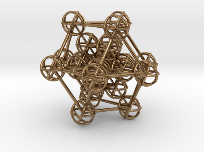 Metatron's Hypercube Variation 60mm 1.5mm 3d printed