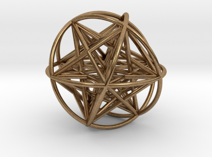 Metatrons Cubeoctahedral Sphere Connections 80mm 3d printed