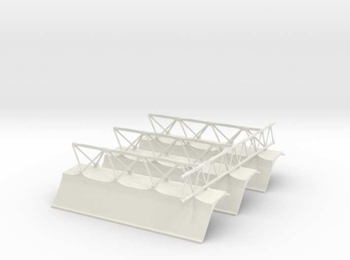 Ceiling Fins from the Menil Collection in Texas 3d printed