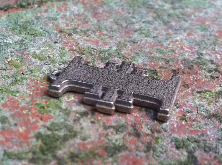 Warhammer 40K Inquisitorial Pendant 3d printed Stainless steel