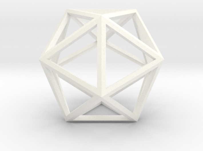 Icosahedron 3d printed