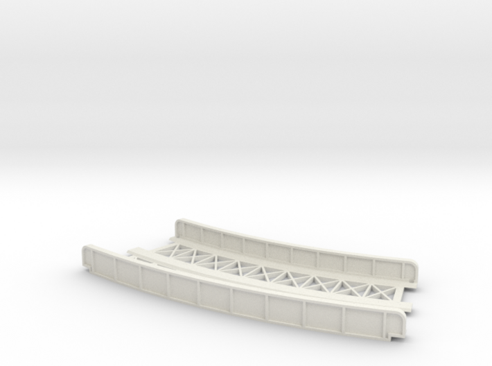 CURVED 245mm-270mm 30° DOUBLE TRACK VIADUCT 3d printed