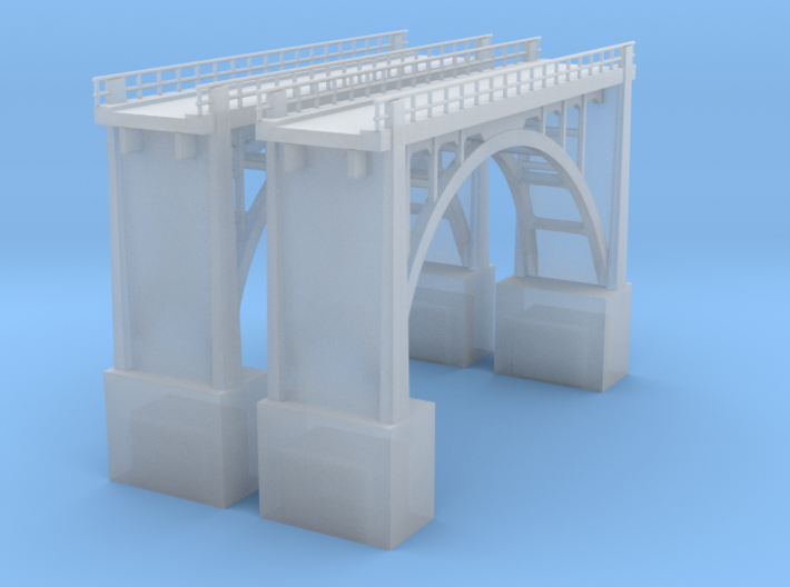 Arched Bridge 64' high 190ft 3d printed