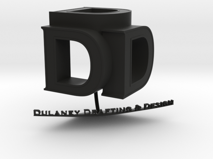 DDD 3D Logo 3d printed