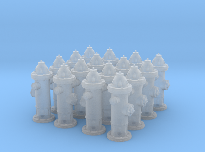 Hydrant type : A 00 (1:76) 16 Pcs 3d printed