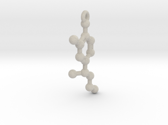 Pendant- Molecule- Epinephrine (Adrenaline) 3d printed