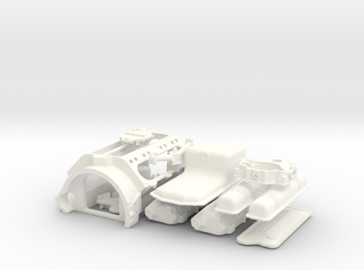 1/8 Scale Buick Nailhead Basic Block Kit 3d printed