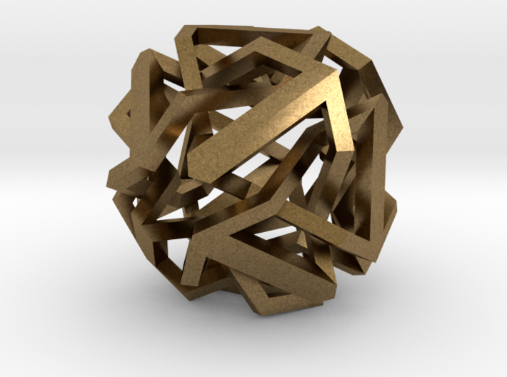 Knot Octahedron 3d printed